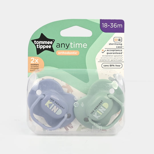 Tommee Tippee - Anytime Soother 2 Pack (18-36 Months)