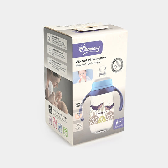 Wide Neck PP Feeder Bottle 12OZ 6M+