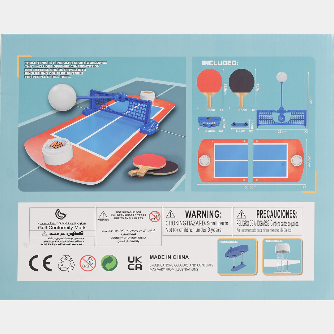 Tabletop Table Tennis Game Set
