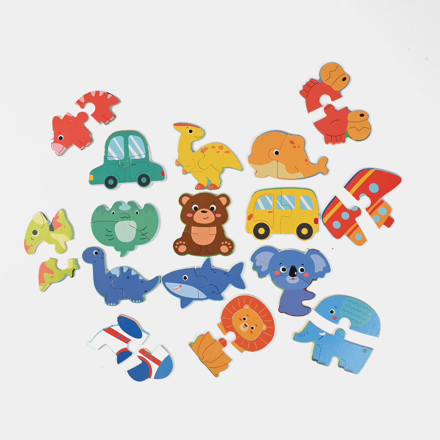 Wooden Puzzle Pieces | 32PCs