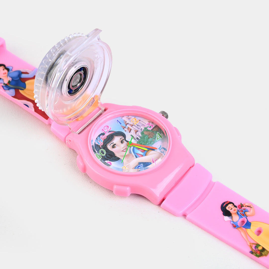 KIDS QUARTZ WATCH MULTI-LIGHT SPINNER