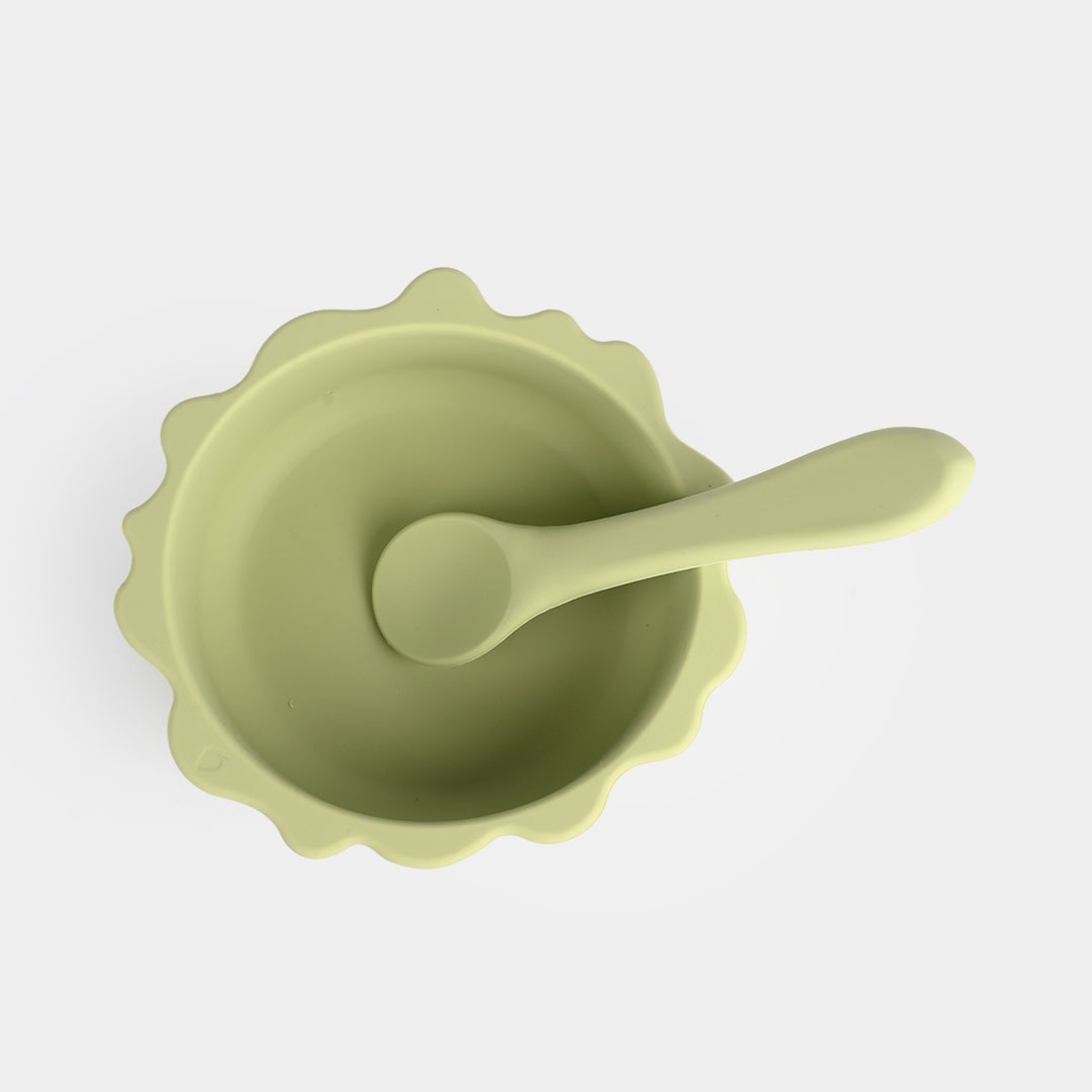 Silicone Suction Baby Feeding Set