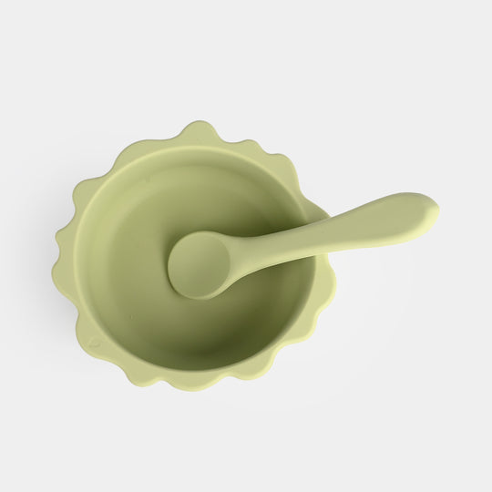 Silicone Suction Baby Feeding Set