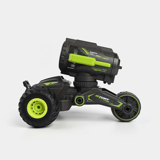 Remote-Controlled Stunt Car With Bubble Function With Light & Music