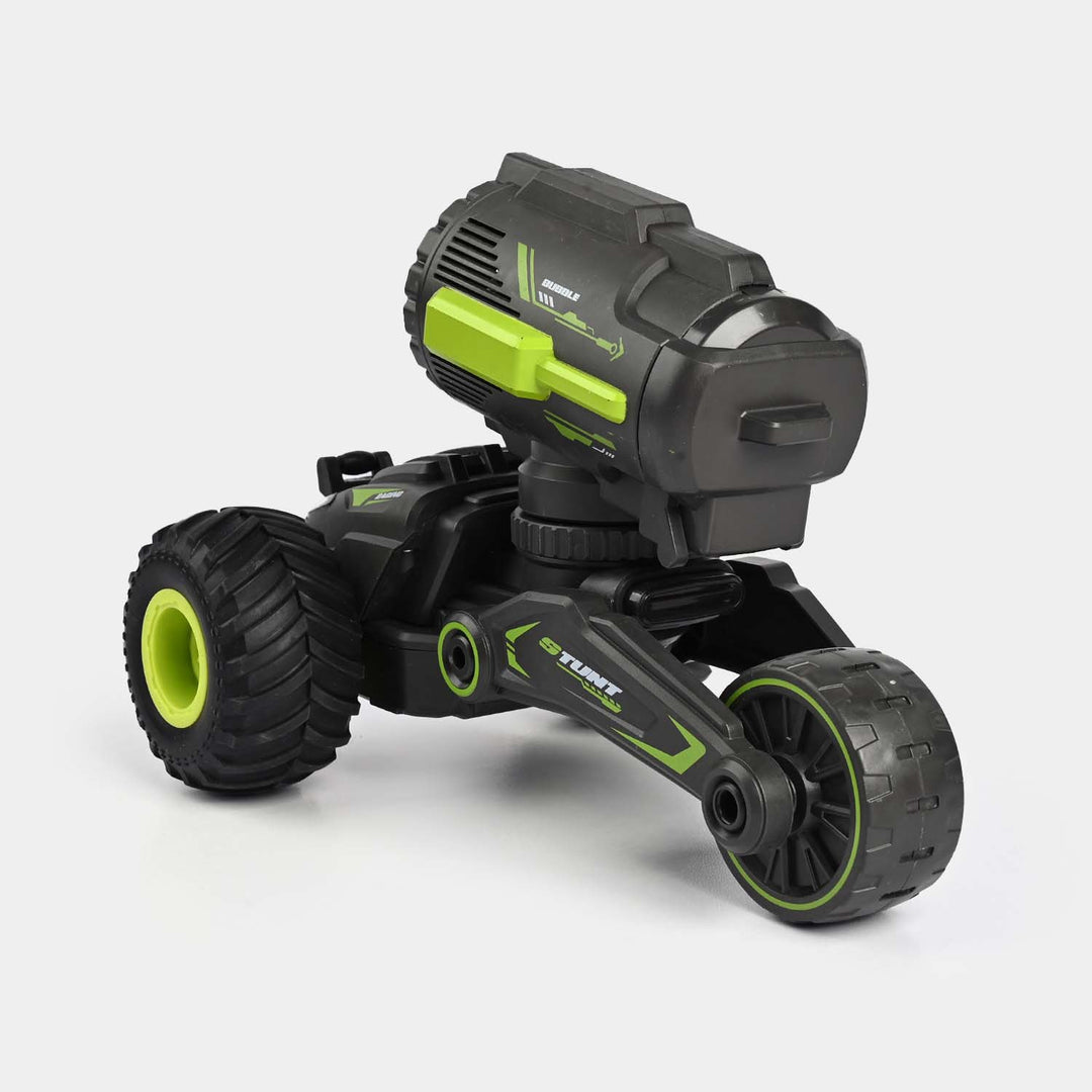 Remote-Controlled Stunt Car With Bubble Function With Light & Music