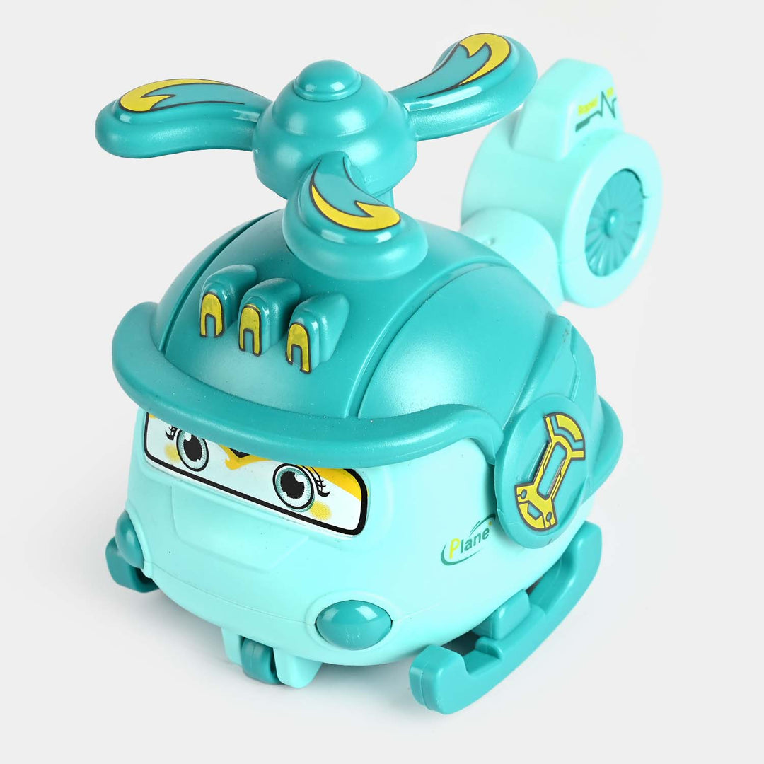 Friction Helicopter Smart Vehicle Toy For Kids