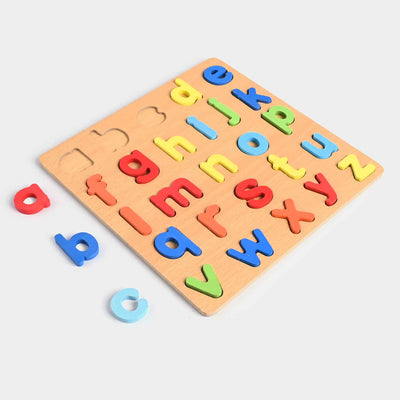 Wooden Small Alphabets Sorting Boards