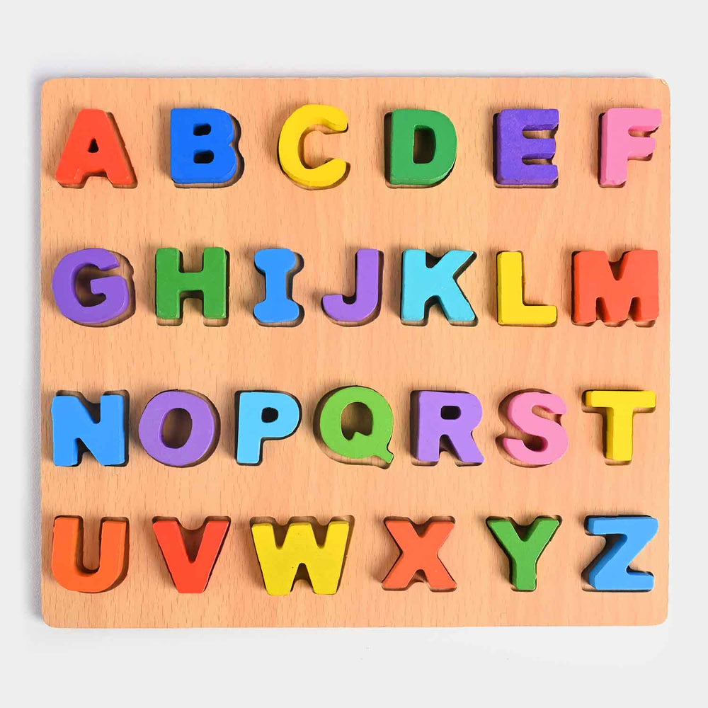 Wooden Education Capital Alphabets