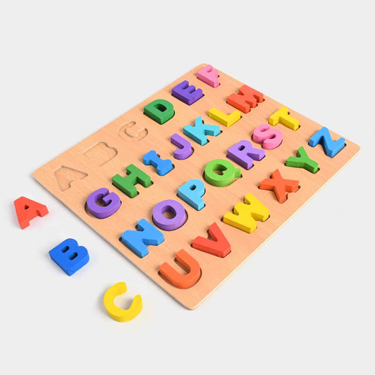 Wooden Education Capital Alphabets