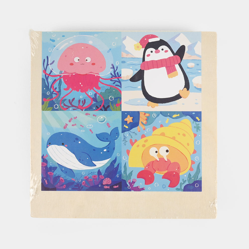 Wooden Jigsaw Puzzle Set