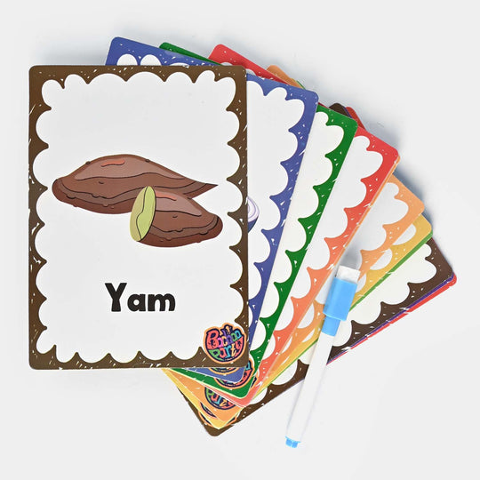 Fruits & Vegetables Flash Cards