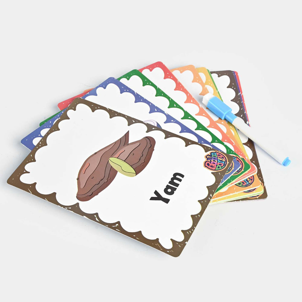 Fruits & Vegetables Flash Cards