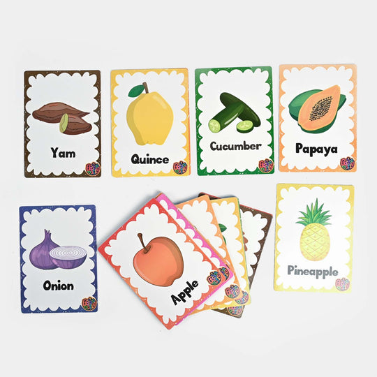 Fruits & Vegetables Flash Cards