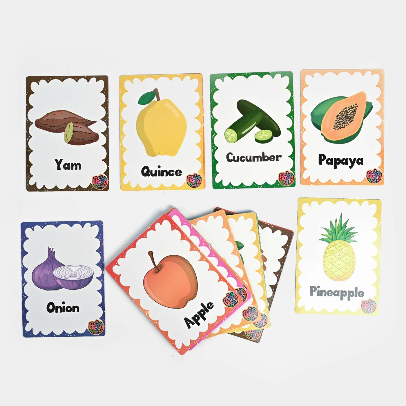 Fruits & Vegetables Flash Cards