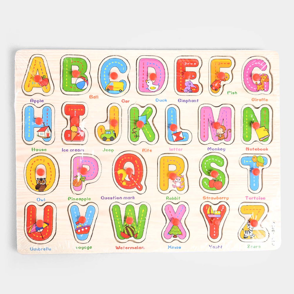 Wooden Education Capital Alphabets