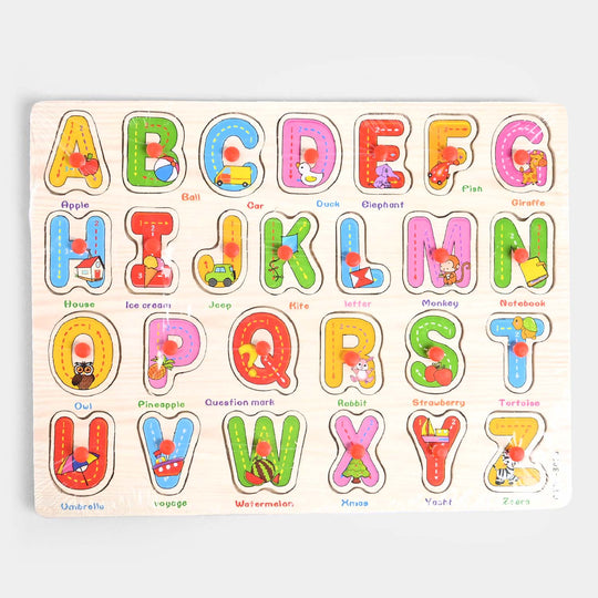 Wooden Education Capital Alphabets