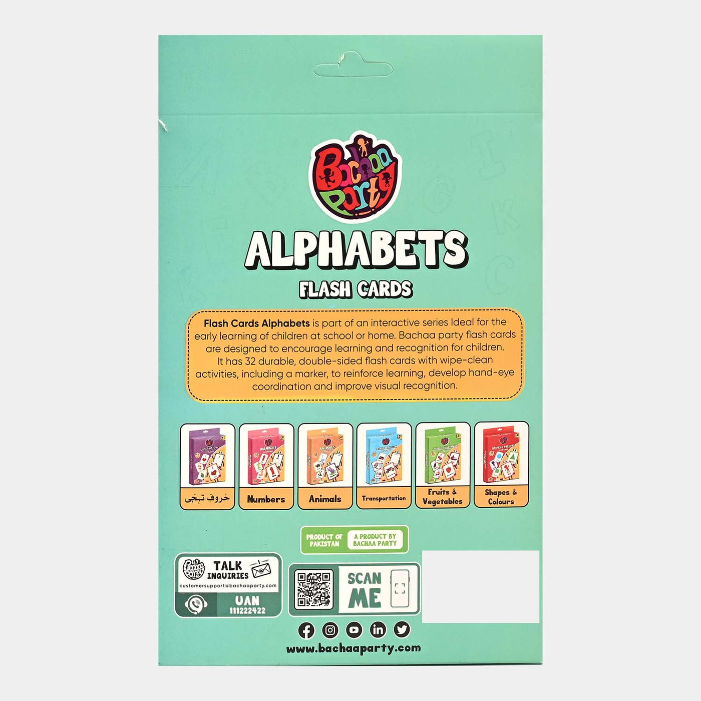 BP Alphabets Flash Cards