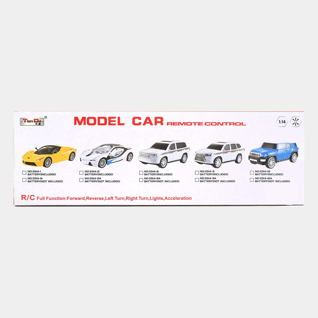 Remote Control Model Car Toy For Kids