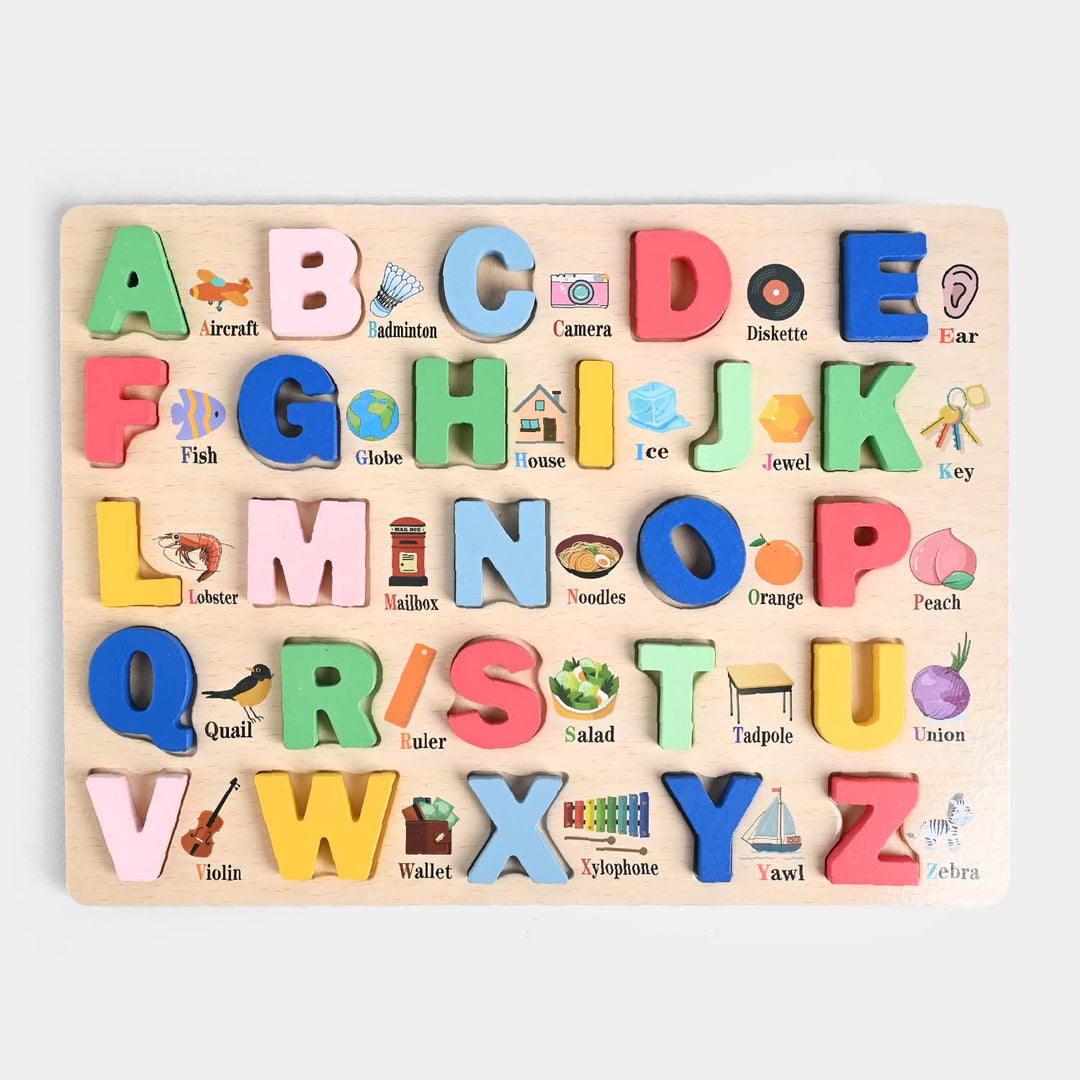 Wooden Education Capital Alphabets