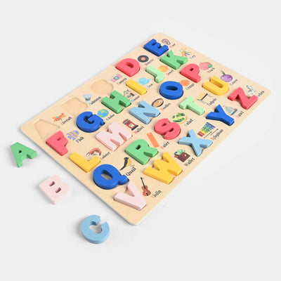 Wooden Education Capital Alphabets