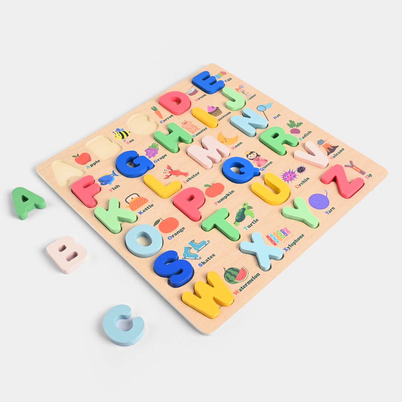 Wooden Education Capital Alphabets