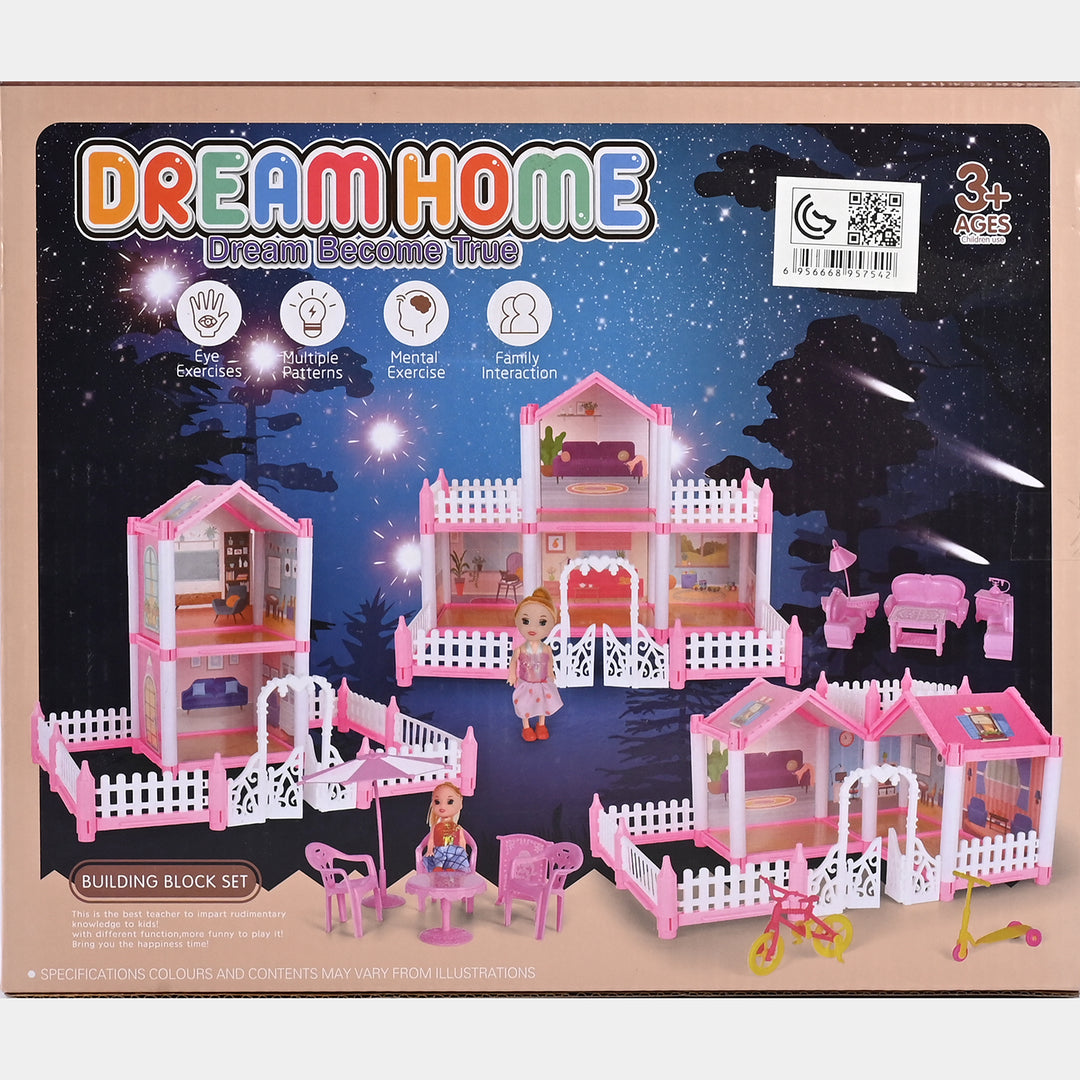 Villa Dollhouse Play Set – Build, Imagine & Create
