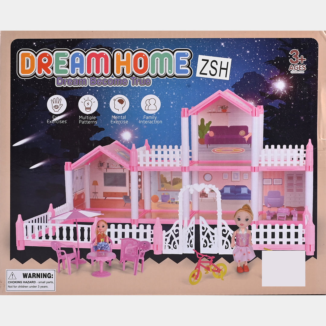 Villa Dollhouse Play Set – Build, Imagine & Create