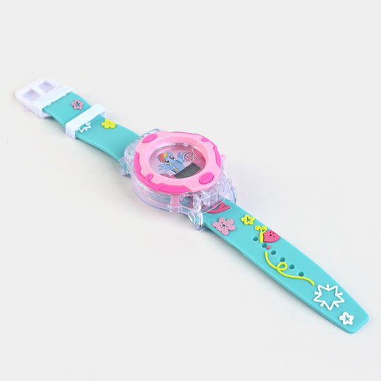 Character Wrist Watch With Light