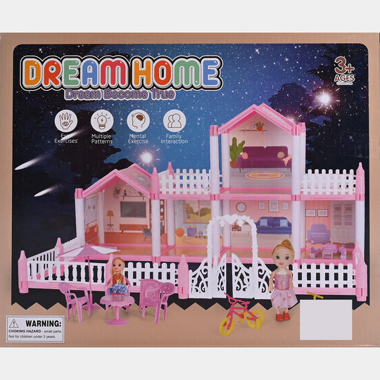 Villa Dollhouse Play Set – Build, Imagine & Create