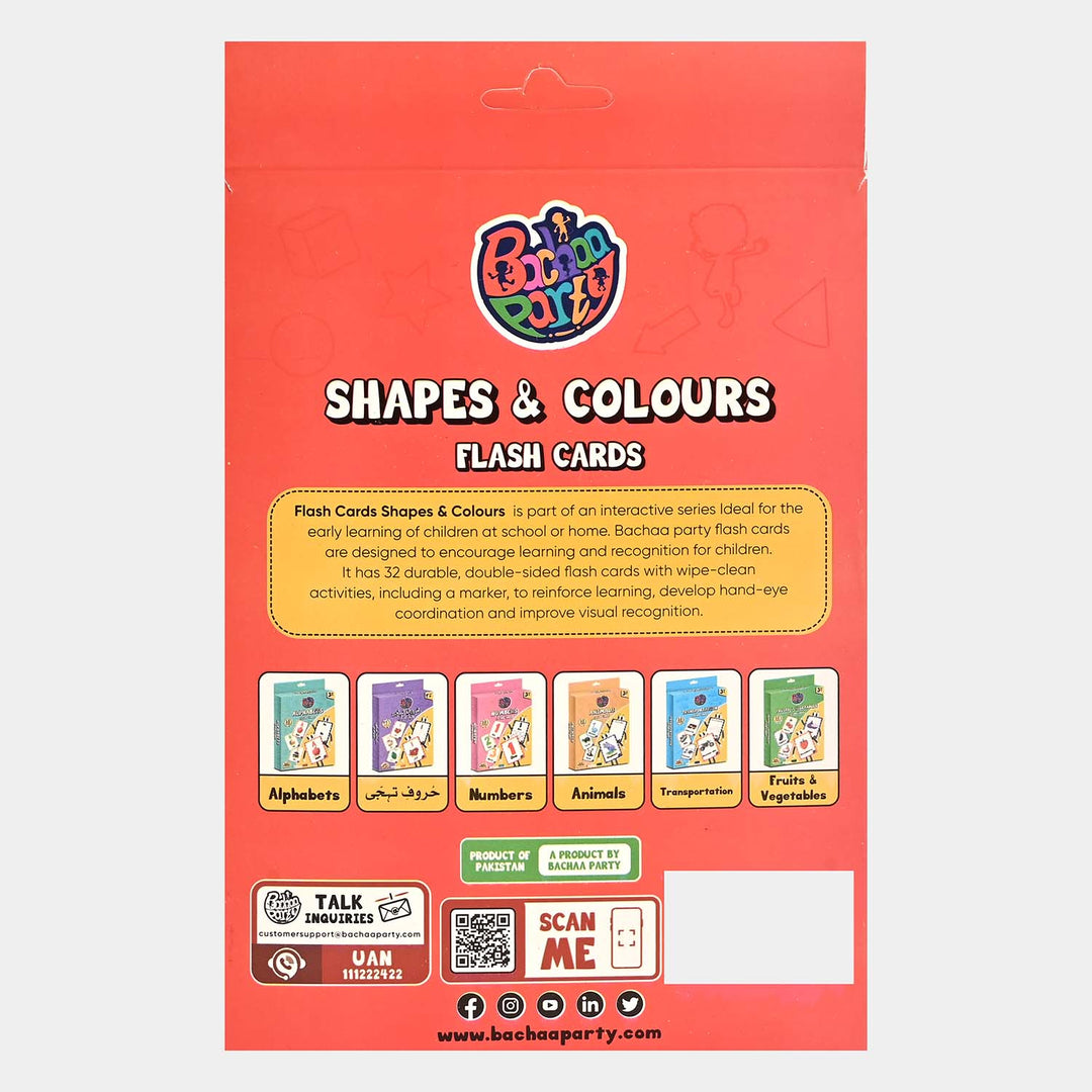 Color And Shape Flash Card