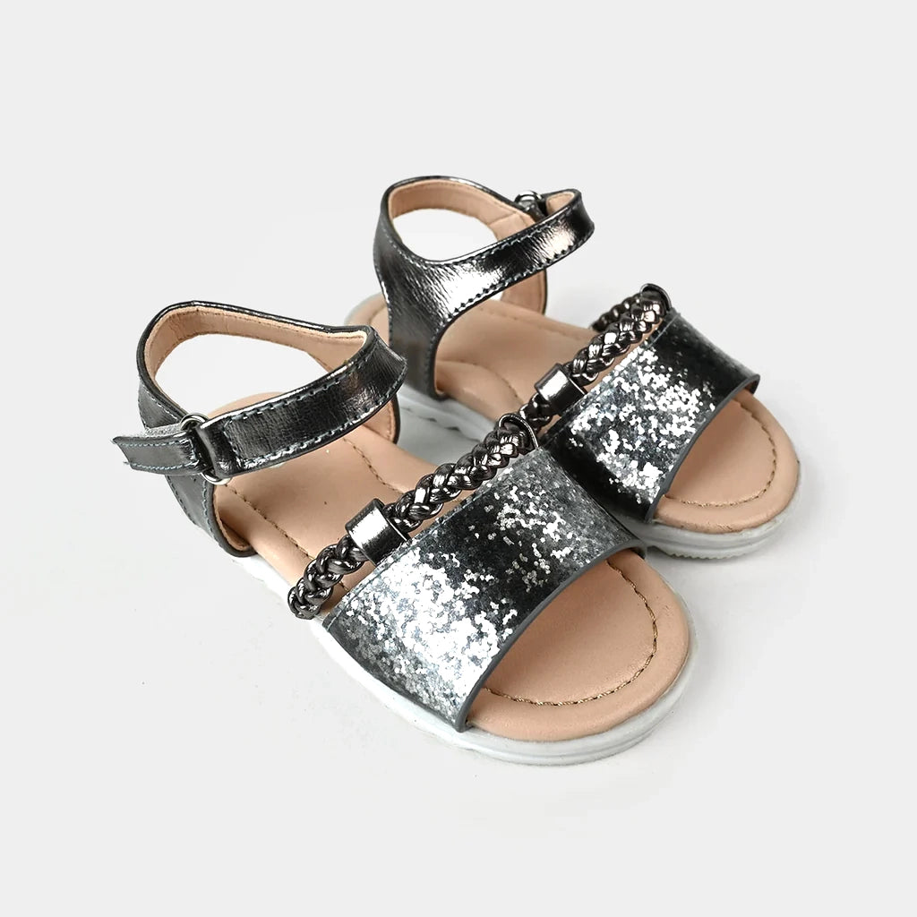 Girls Sandal 456-96-SILVER