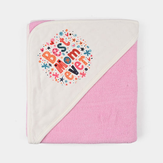 Bath Towel Pink Best Mom Ever