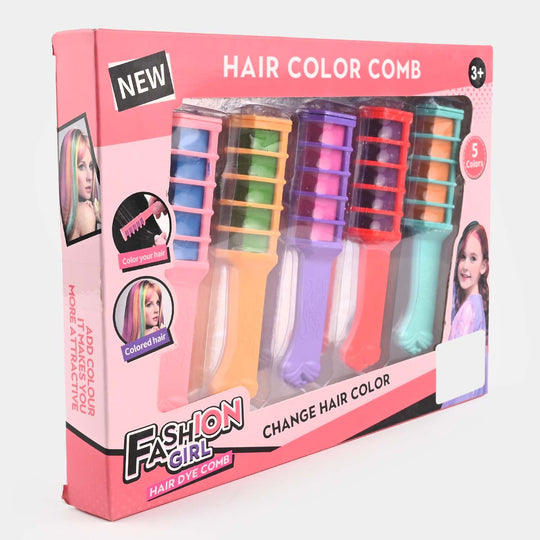 Hair Color Comb Beauty Set For Girls