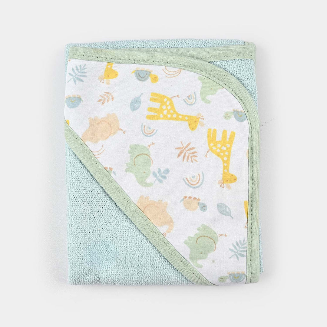 Baby Bath Towel Green