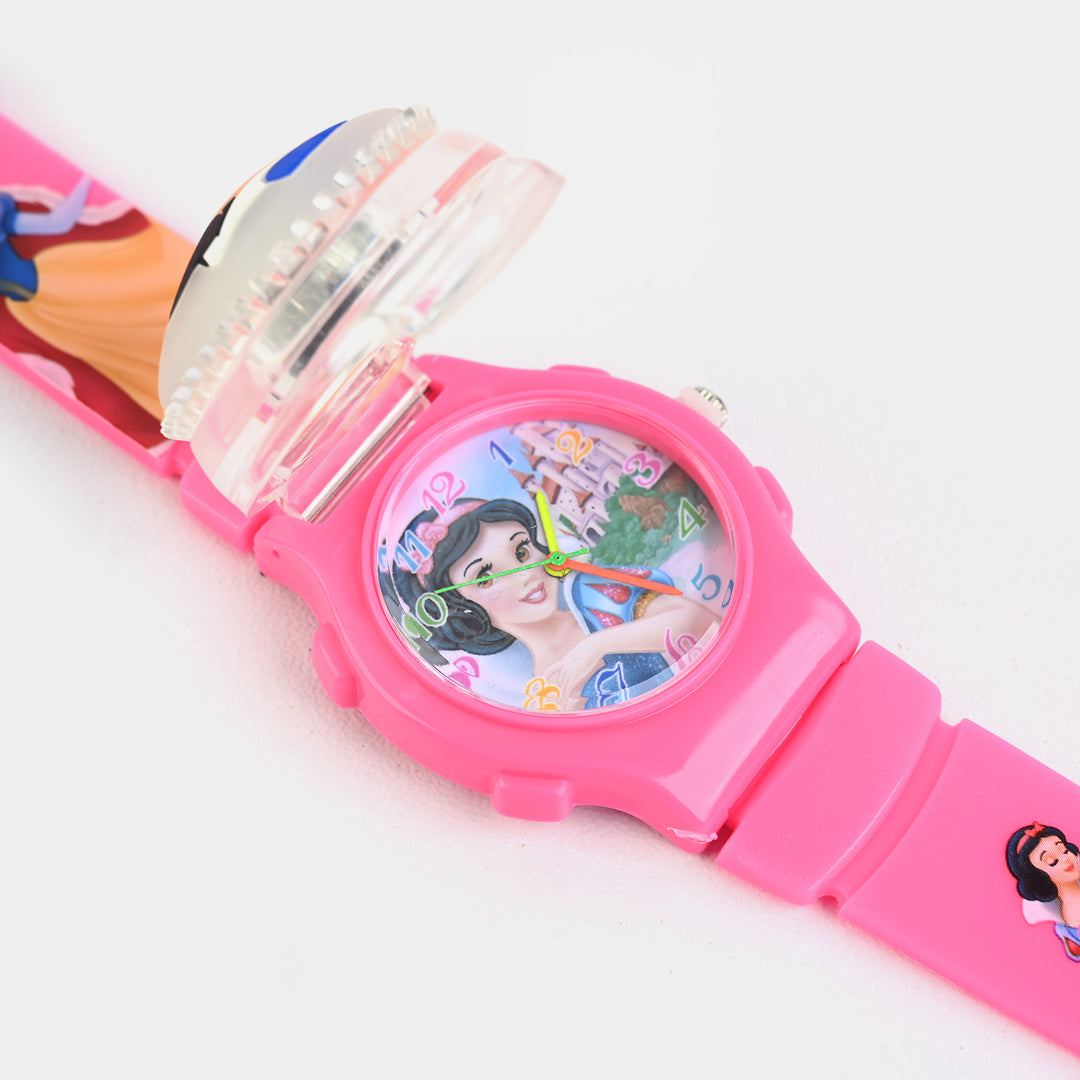 KIDS QUARTZ WATCH MULTI-LIGHT SPINNER