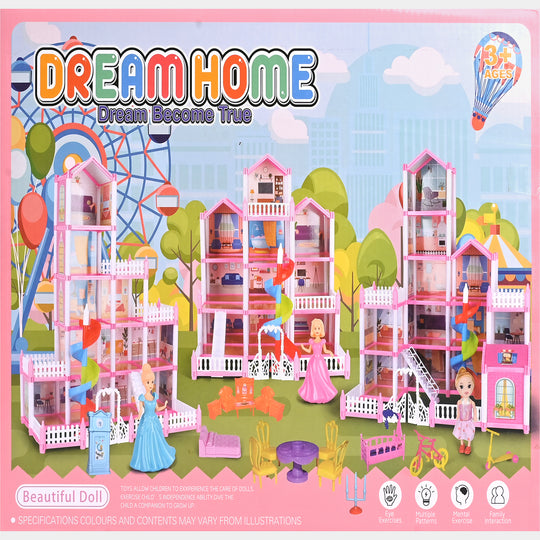 Villa Dollhouse Play Set – Build, Imagine & Create
