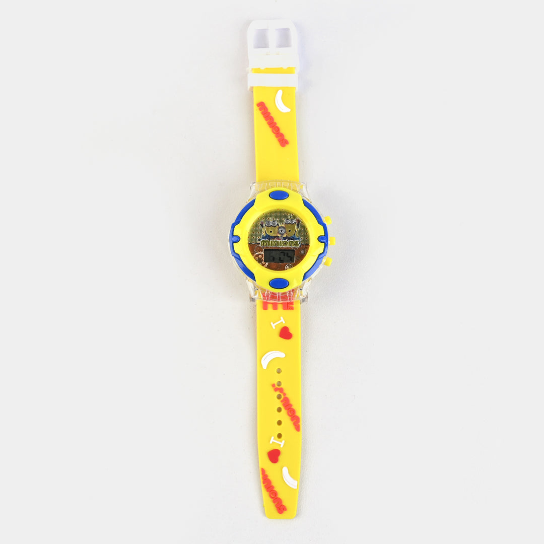 Character Wrist Watch With Light