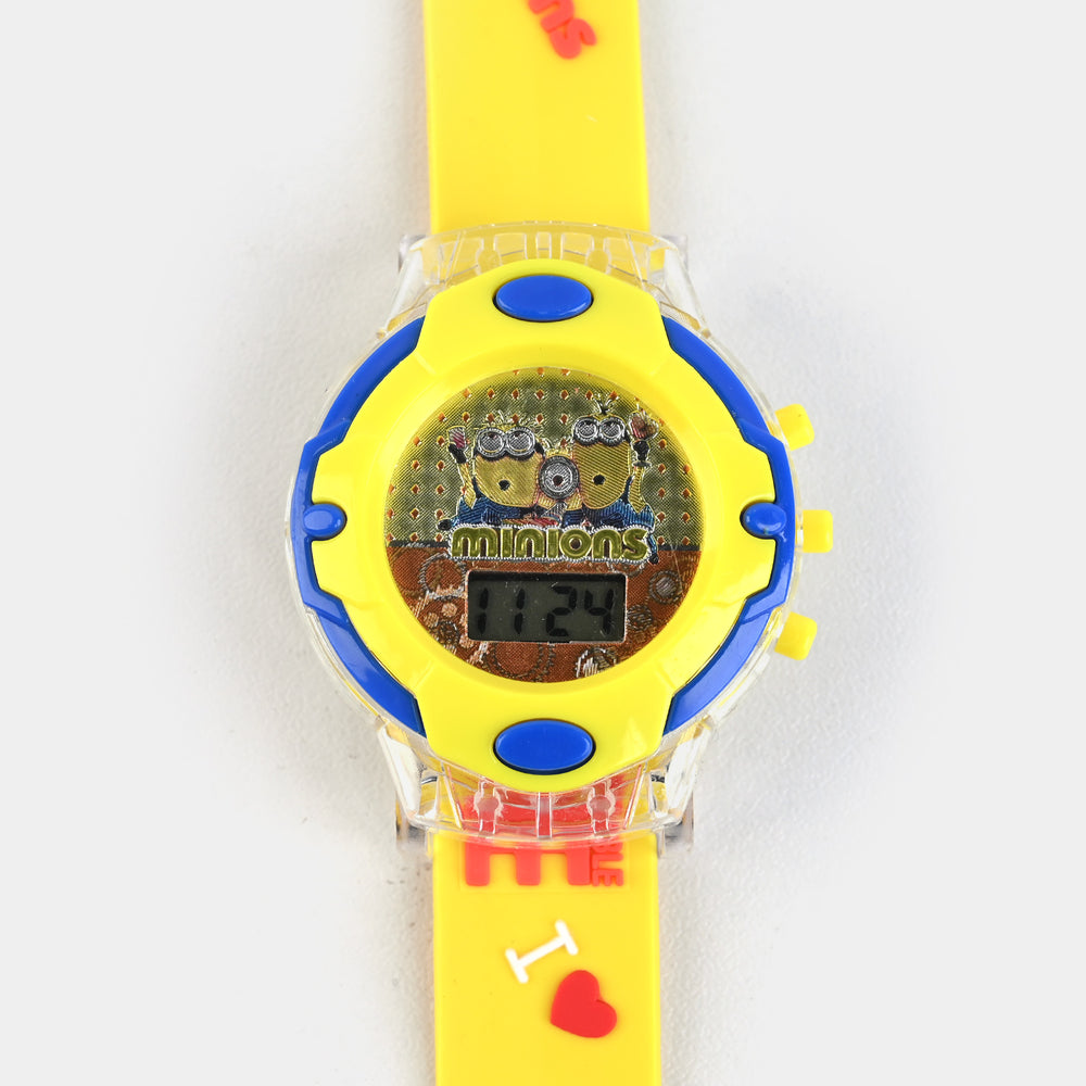 Character Wrist Watch With Light