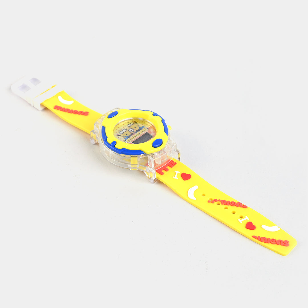 Character Wrist Watch With Light