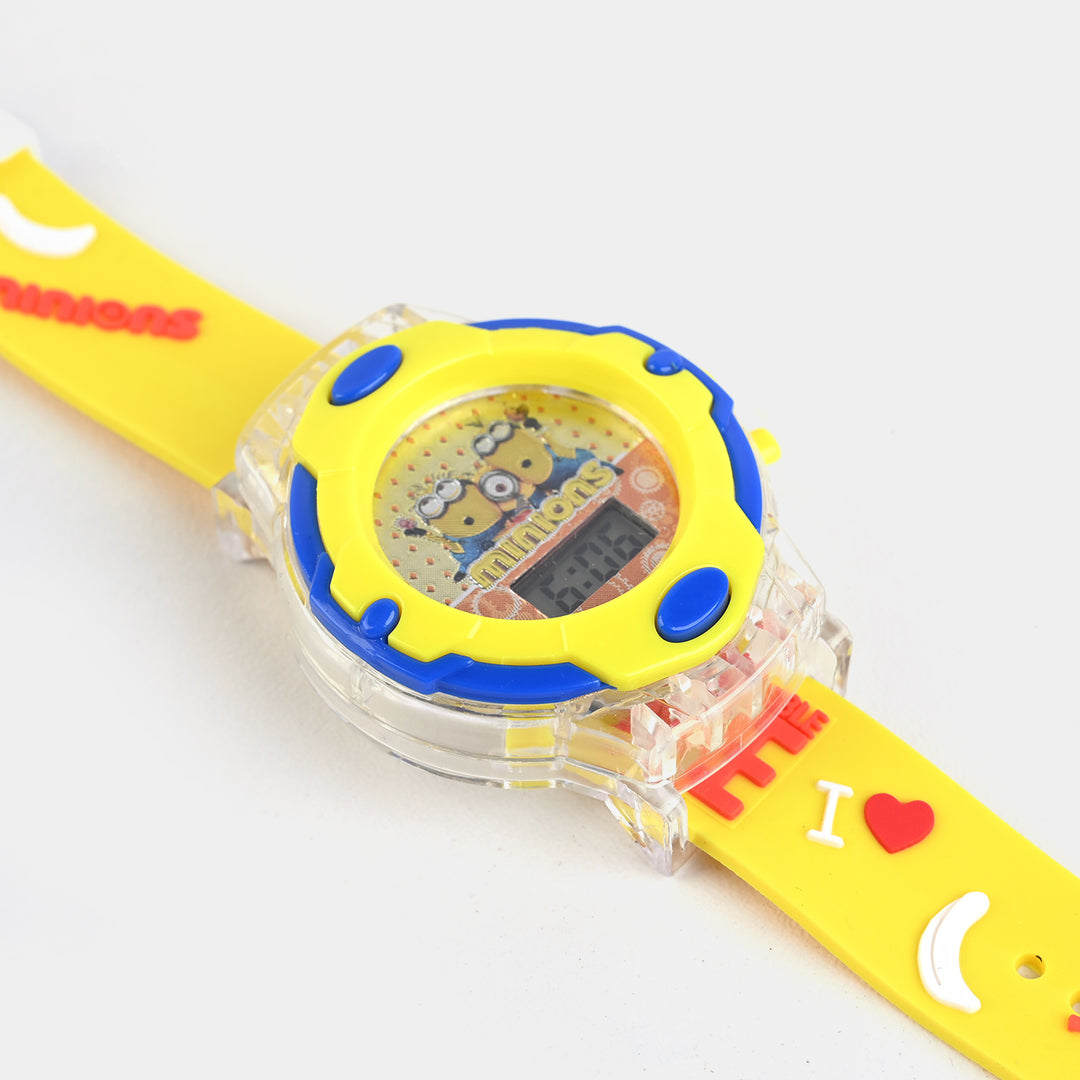 Character Wrist Watch With Light