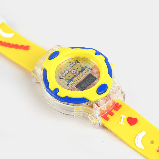 Character Wrist Watch With Light