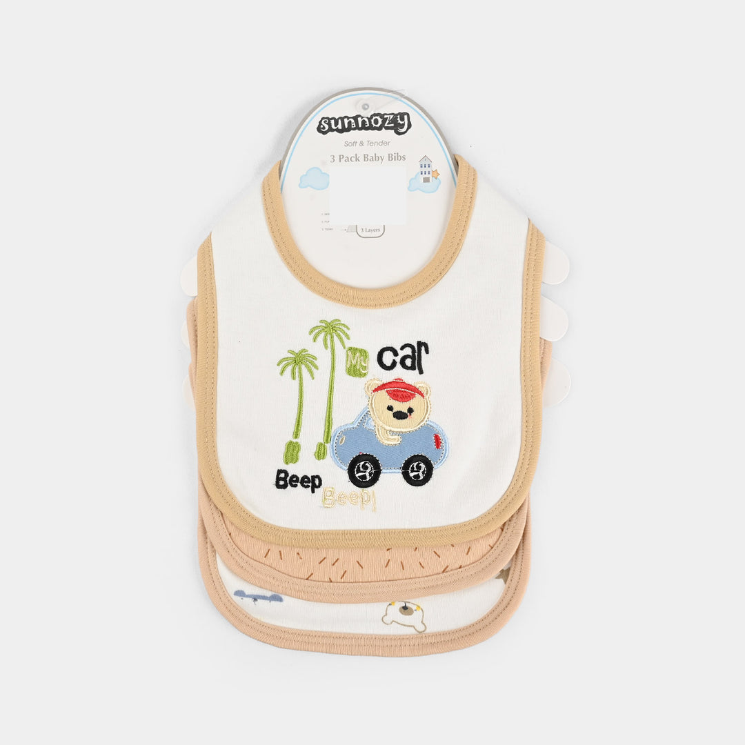 Baby Bibs Pack of 3PCs | Newborn
