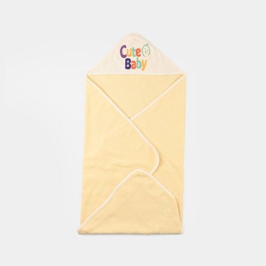 Bath Towel Yellow Cute Baby