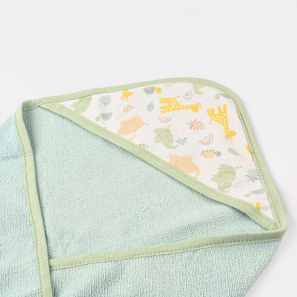 Baby Bath Towel Green