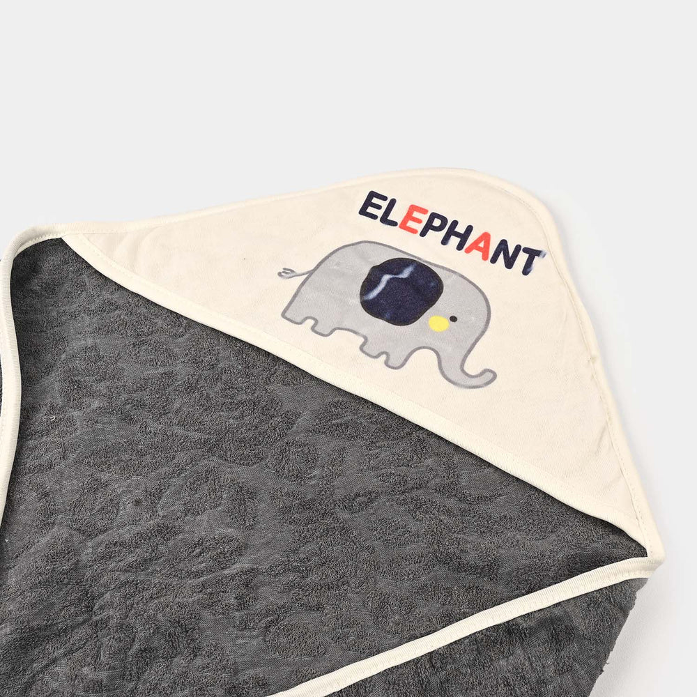 Bath Towel D.Grey Elephant