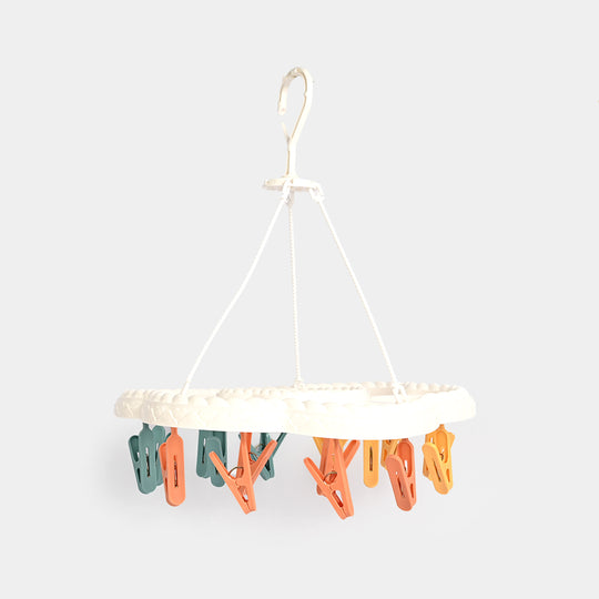 Laundry Cloth Hanger Clips Set | 17Pcs