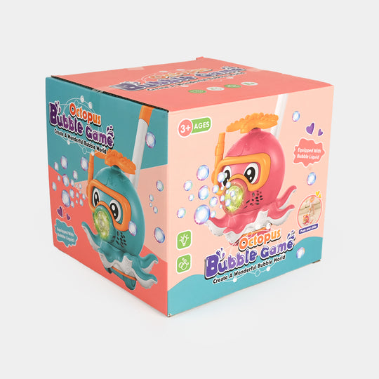 Electric Push-Along Bubble Blower Toy