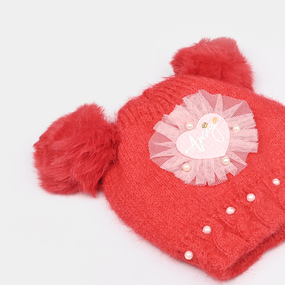 Baby Fancy Winter Woolen Cap | 6-12M