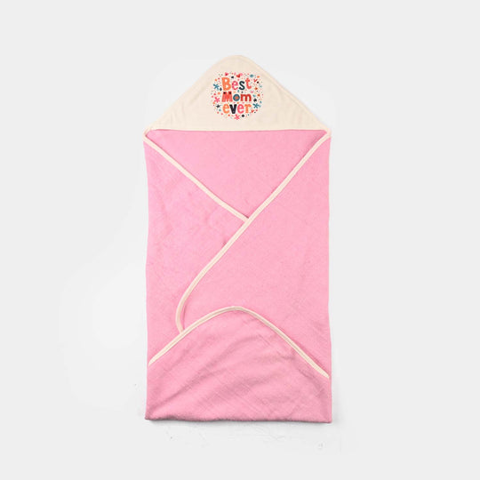 Bath Towel Pink Best Mom Ever