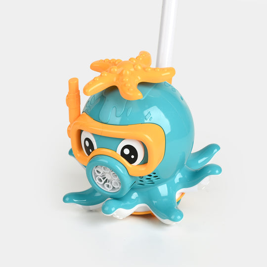 Electric Push-Along Bubble Blower Toy